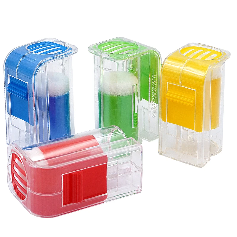 Botella marcadora de abeja reina, jaula para marcar abejas, receptor de marcado con émbolo de felpa, suministros de apicultura para jardín, 1 ud. - imagen 2