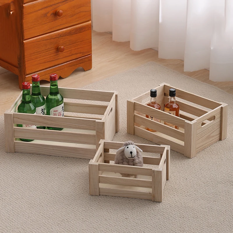 Caja de almacenamiento de madera para accesorios de mascotas - imagen 3