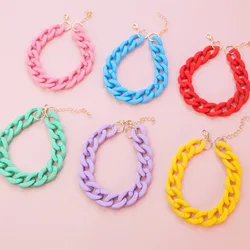 Collar cadena resina para Bully y perros grandes – Tono dorado