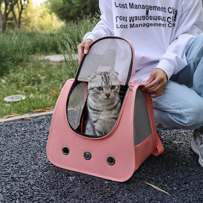 Mochila transpirable transporte gatos y perros pequeños – Todo el año - imagen 3