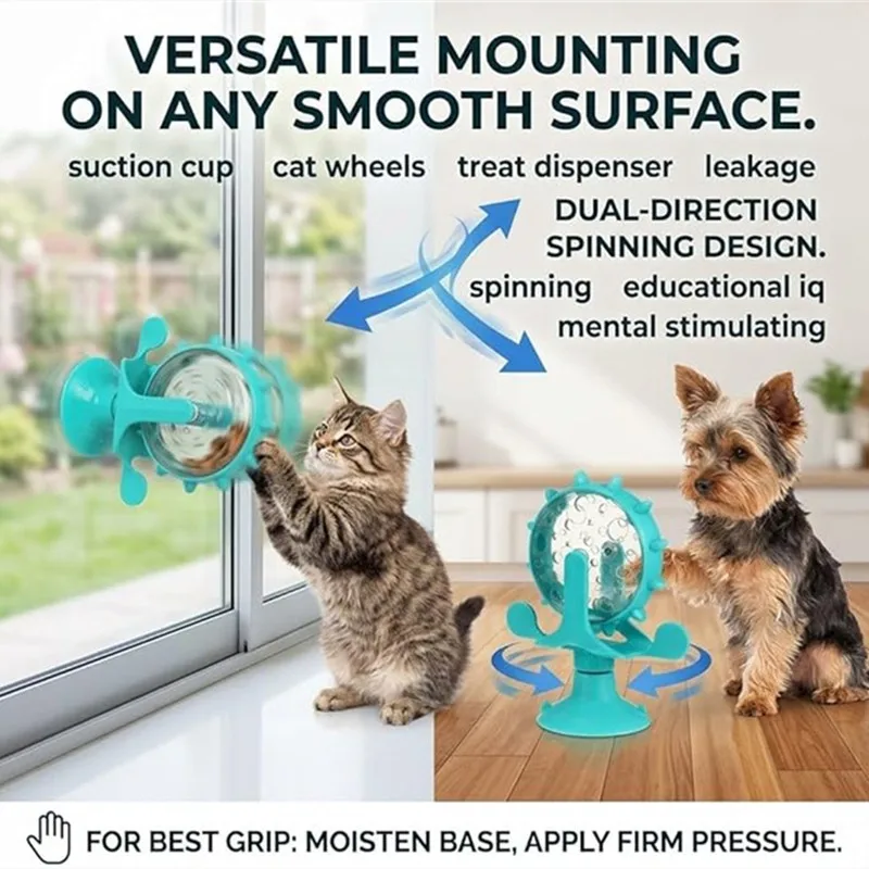 Dispensador interactivo de golosinas sin derrames para gatos y perros - imagen 3