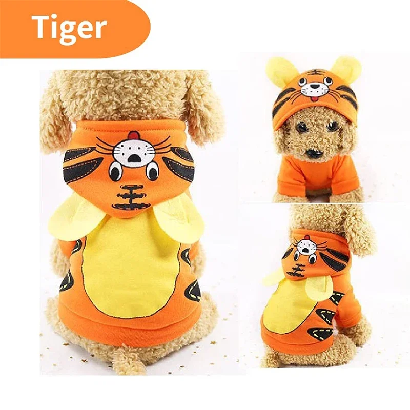 Sudadera con capucha para perro, suéter para cachorro, ropa para perro pequeño, abrigo de lana cálido para Chihuahua, gato, invierno y otoño - imagen 3