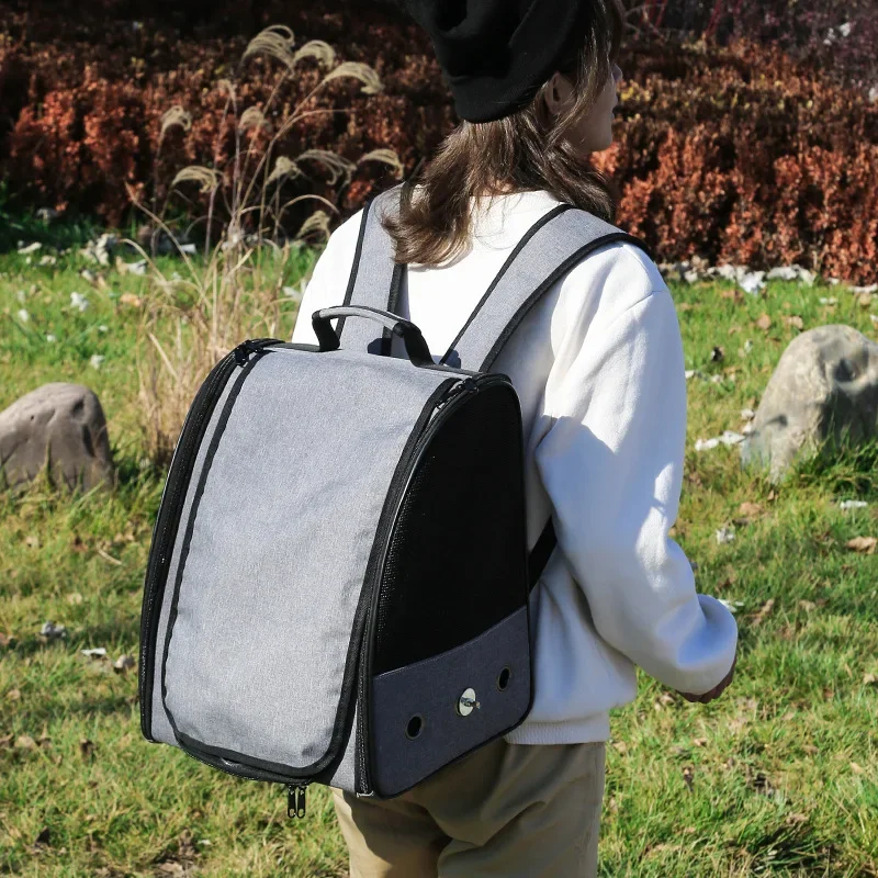 Mochila para loros al aire libre, bolsa transportadora de pájaros plegable portátil, bolsa transportadora de pájaros de lujo de viaje, precios bajos, suministros grandes para mascotas - imagen 5