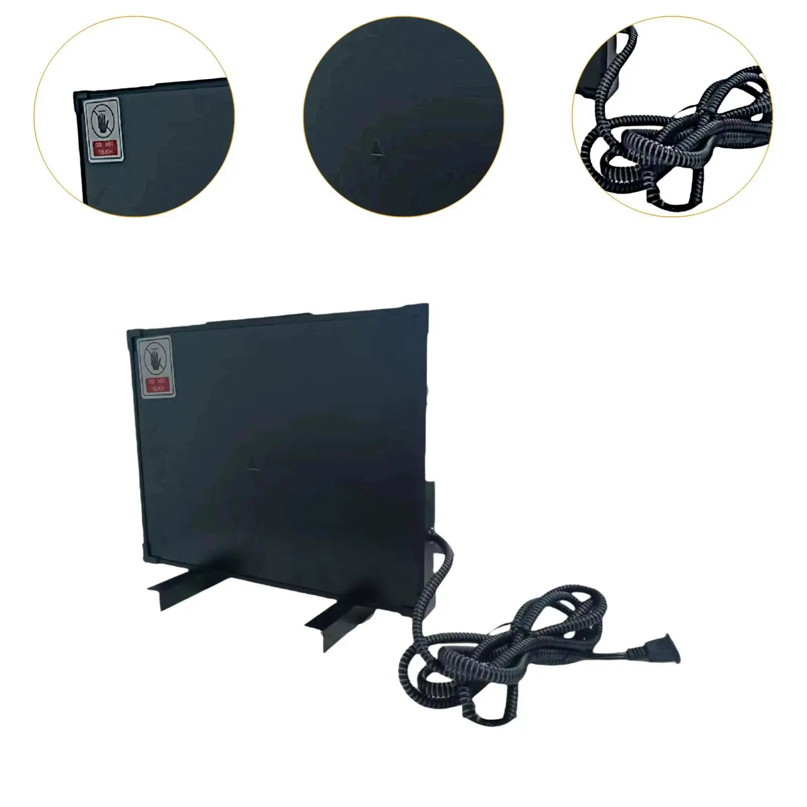 Calentador de chocadeira para pollitos, equipo de placa calefactora para cría de pollos, dispositivo de calentamiento compacto para mascotas interiores y exteriores - imagen 5