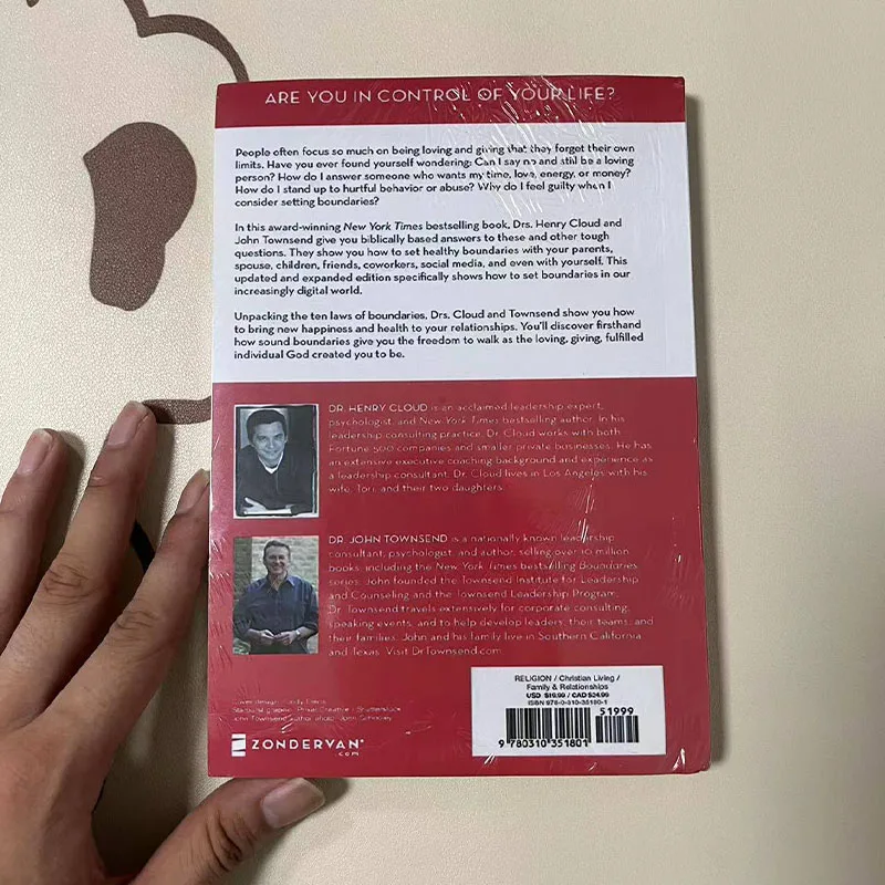 1 libro de límites del dr. Henry Cloud y el dr. John townshift, citas y relaciones cristianas, libro en inglés del mejor vendedor, Paperback - imagen 3