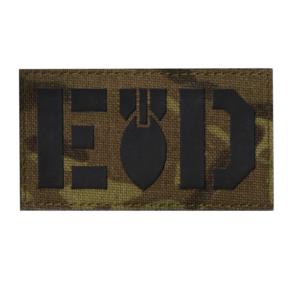 Parche bordado EOD, insignia con emblema, reflectante de luz militar con gancho para mochila de ropa, parches tácticos negros - imagen 5