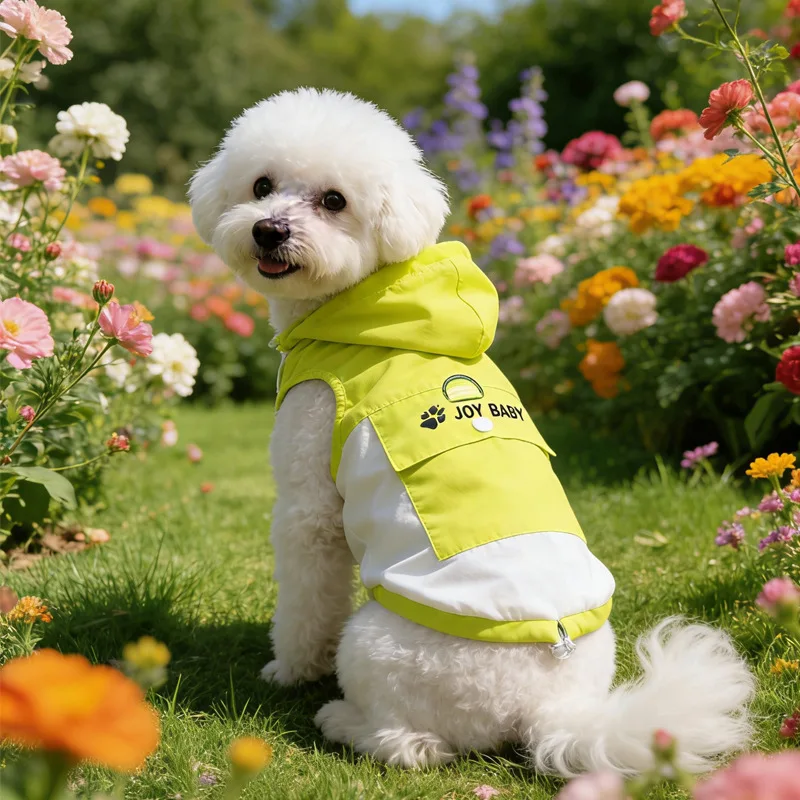 Abrigo ligero primavera verano con capucha para perros Shih Tzu - imagen 2