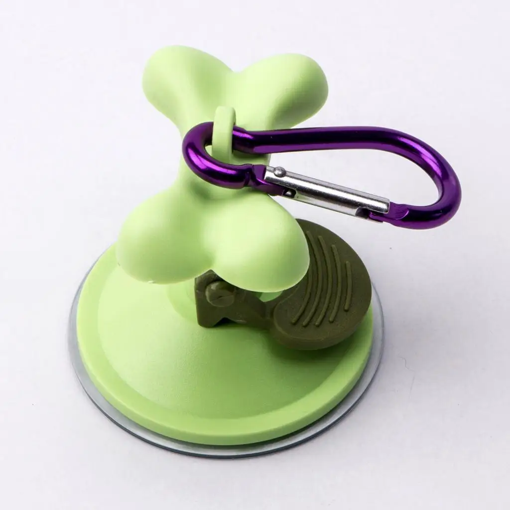 2 pcs Portable Pet Dog Leash Suction Hook for Travel Bathing Random