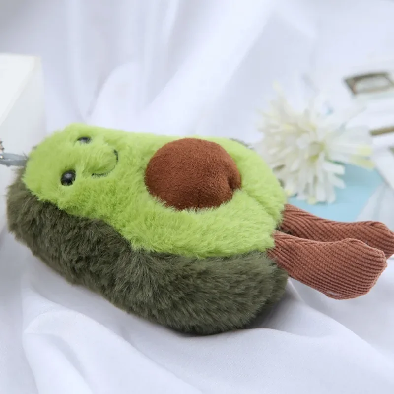 Un lindo juguete de peluche de aguacate para mascotas, adecuado para la compañía diaria de perros pequeños y medianos, juguete peludo pequeño para mascotas - imagen 4
