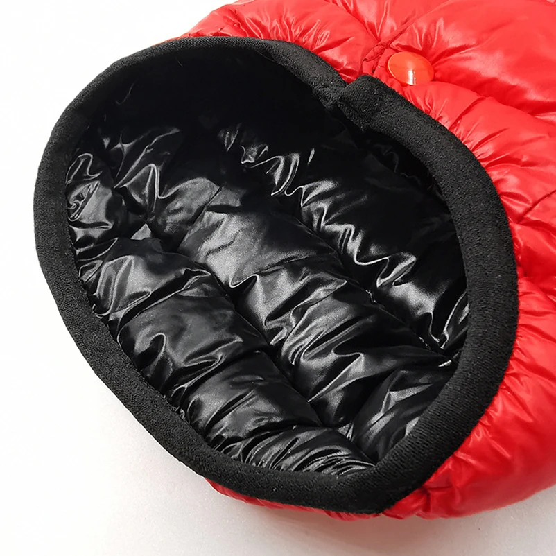 Ropa de invierno para mascotas, chaqueta suave de plumón para perros pequeños, medianos y grandes, abrigo Reversible para cachorros, disfraces Reversibles de Bulldog Francés y Pug - imagen 5