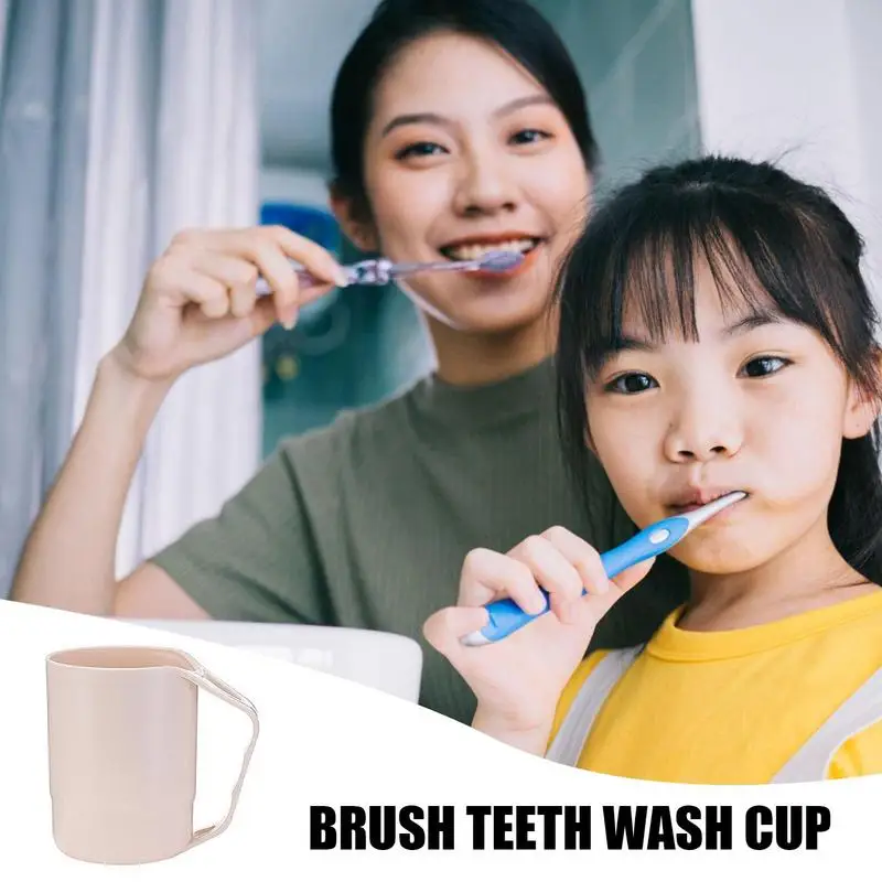 Taza de cepillo de dientes para baño, soporte de cepillo de dientes autocontenido, vasos de baño reutilizables para niños, accesorios de baño - imagen 3