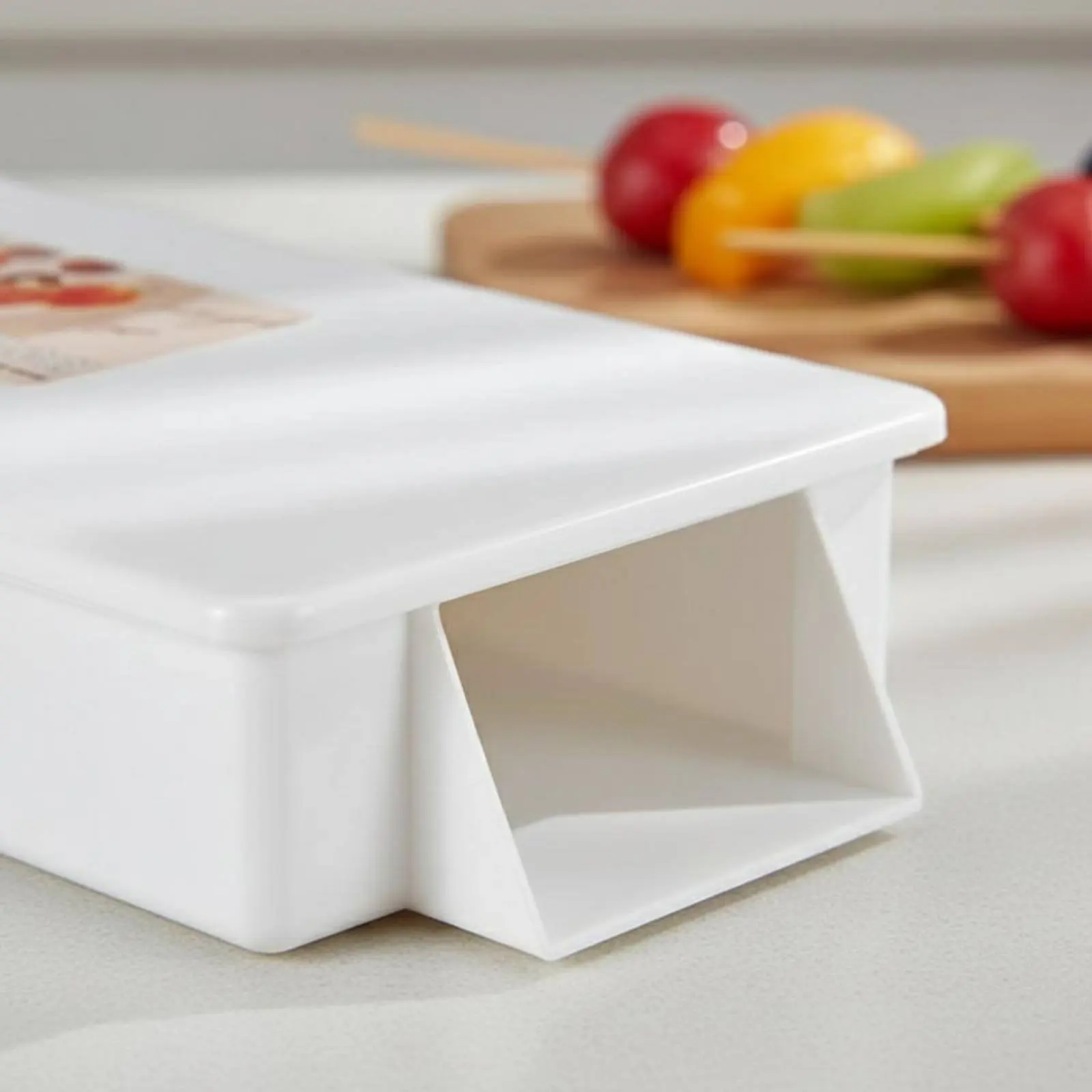 Dispensador de papel y envoltorios con tapa – Organizador de cocina - imagen 2