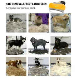 Herramienta de deshedding con cepillo para el cuidado de mascotas, reduce eficazmente el desprendimiento hasta un 90% para pelo corto, medio y largo, cepillo para perros