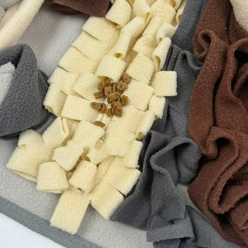 Nuevo Alfombra de snuffle para perros, rompecabezas de juguete para perros, alfombra interactiva de alimentación para entrenamiento, alivio del aburrimiento, uso interior, diseño lavable - imagen 5