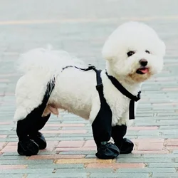 Botas impermeables antideslizantes para perros grandes –Lluvia y polvo