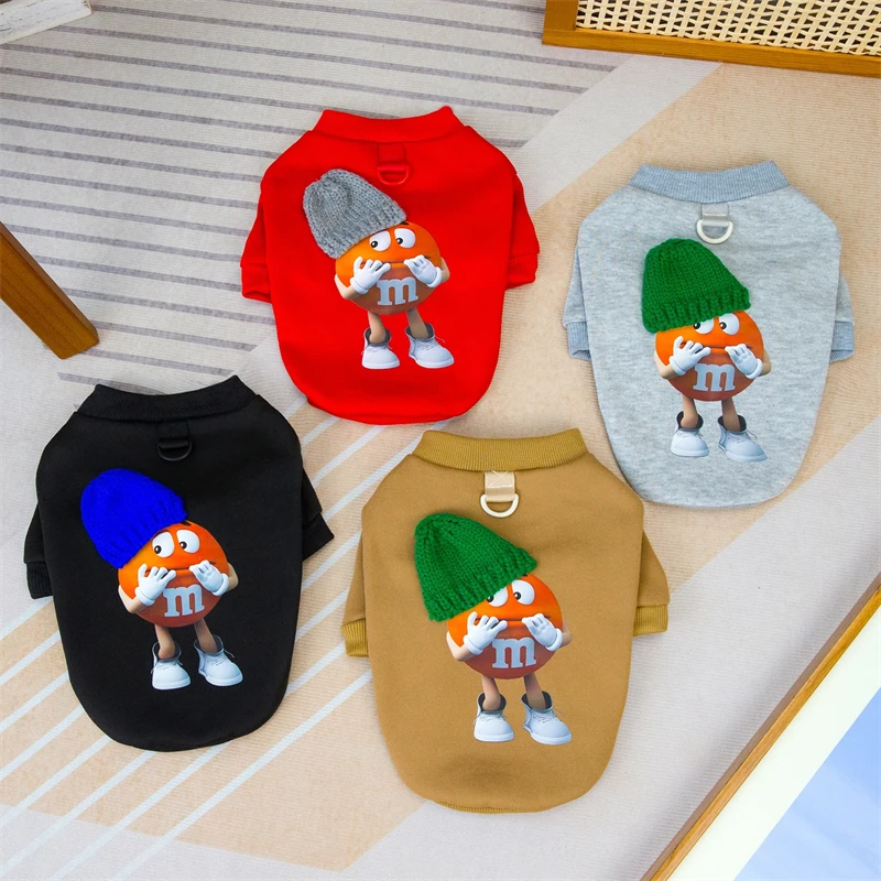 Gato wear autumn clothing cartoon print