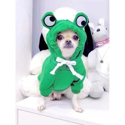 Suéter rana verde para perros pequeños y medianos – Sudadera
