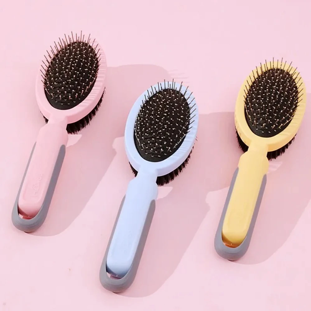 Peine para perros, removedor de pelo para mascotas, cepillo para perros de doble cara, cepillo de masaje para gatos, cepillos para el pelo de mascotas, peines de acero inoxidable para perros - imagen 5