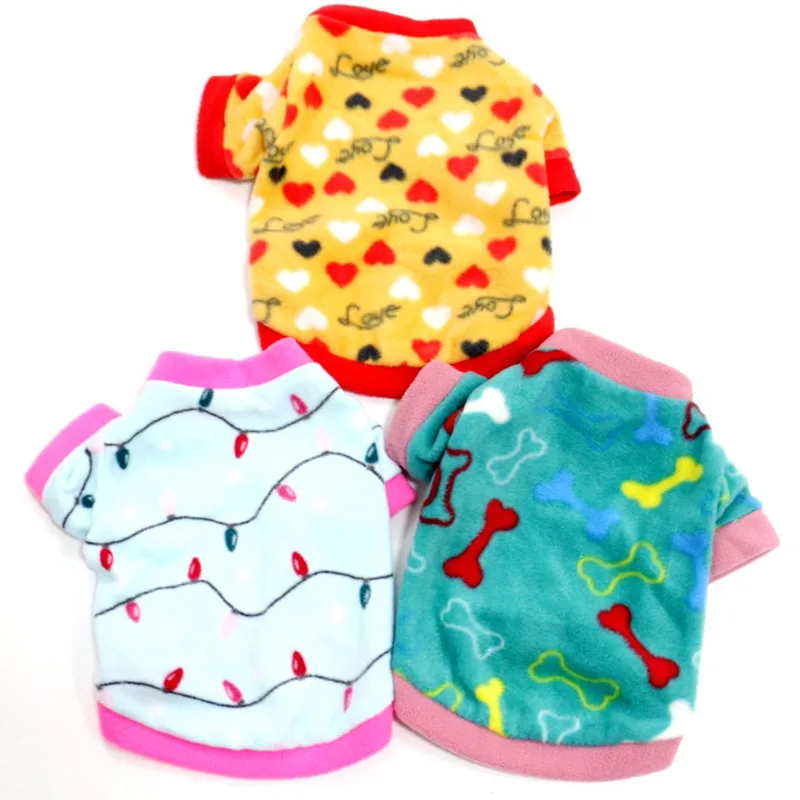 Sudaderas con capucha de lana, jerséis, ropa cálida de invierno para perros pequeños, disfraz para mascotas de Chihuahua York, sudadera para cachorros, suéteres XS - imagen 3