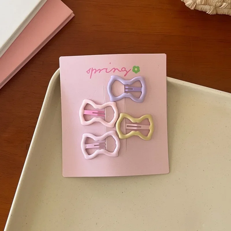 Pinza para el pelo de aleación coreana, pentagrama de hueso, estilo corazón para perros pequeños, gatos, suministros de aseo para mascotas, accesorios