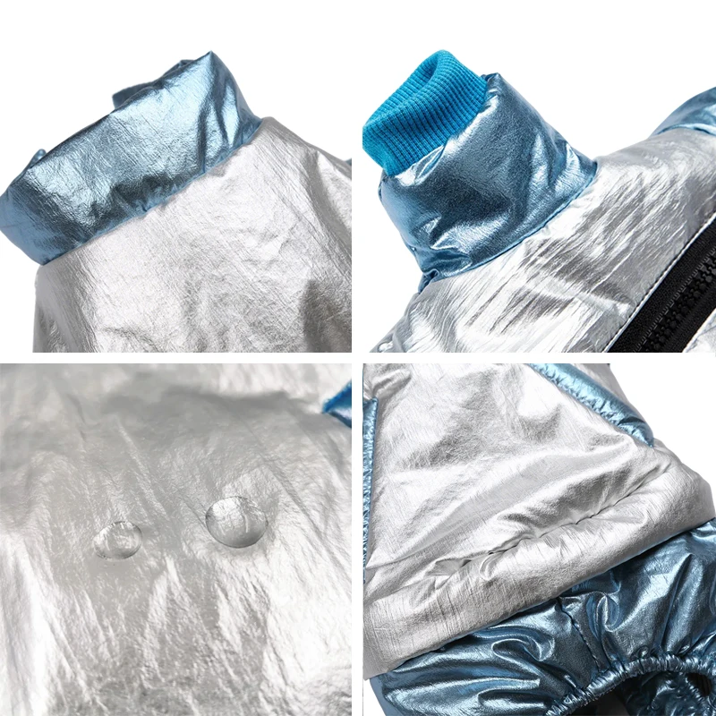 Ropa de invierno para perros pequeños, monos impermeables a prueba de viento para perros, mono, abrigo cálido para cachorros, chaqueta, trajes para Chihuahua Yorkie - imagen 5