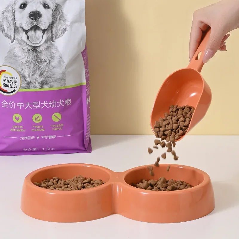 Pala de alimentación para gatos y perros, cuchara de plástico de gran capacidad, alimentador para mascotas, accesorios para cachorros, 1 piezas - imagen 5