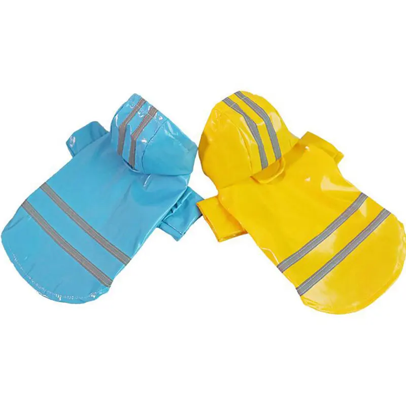 Chubasquero impermeable para mascotas, Poncho de tamaño pequeño y mediano para cachorros, ropa impermeable con capucha para el día lluvioso, suministros para mascotas al aire libre - imagen 4