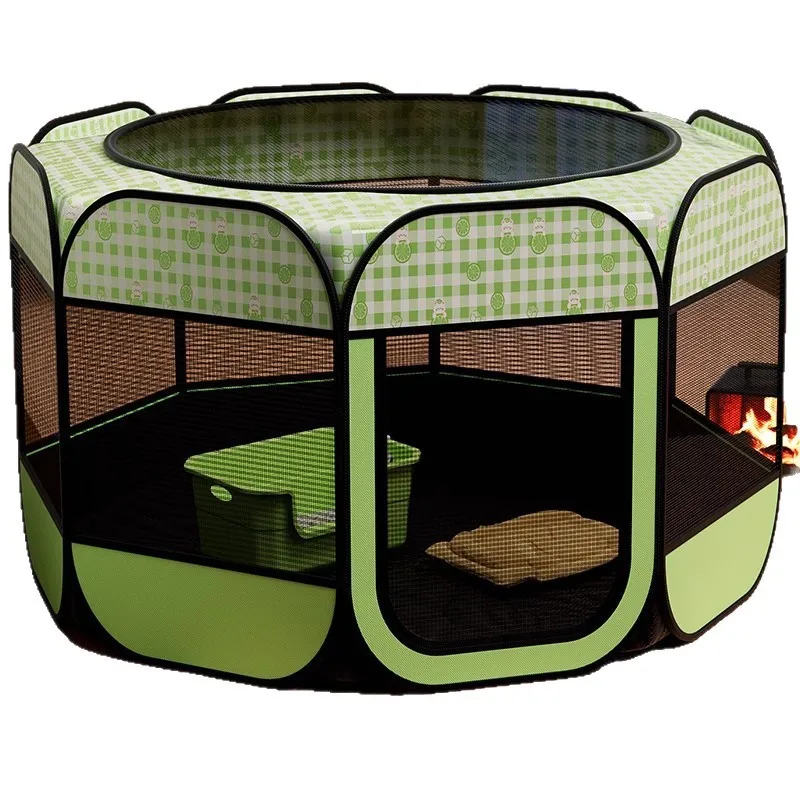 Caja de parto nido para gatos y perros – Plegable con ventana de malla - imagen 2