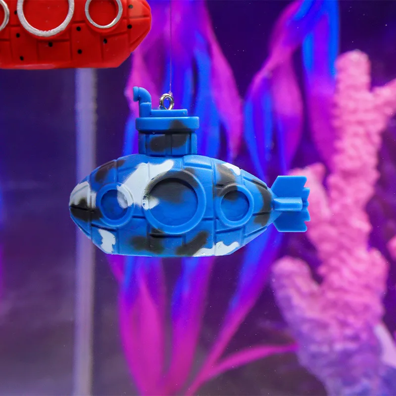 Adorno submarino para acuario, decoraciones para pecera, adorno flotante para pecera, Mini decoración para acuario, suministros para pecera - imagen 3