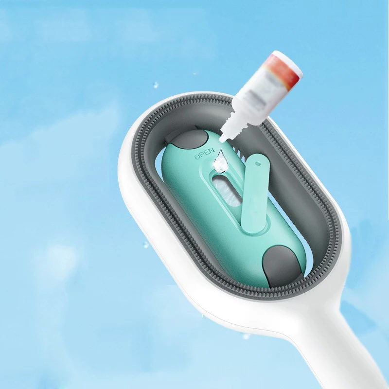 Cepillo de cuidado para mascotas, peine multifuncional para perros y gatos, elimina el pelo flotante, pelo pegajoso, suministros de limpieza para mascotas, cepillo para gatos - imagen 4