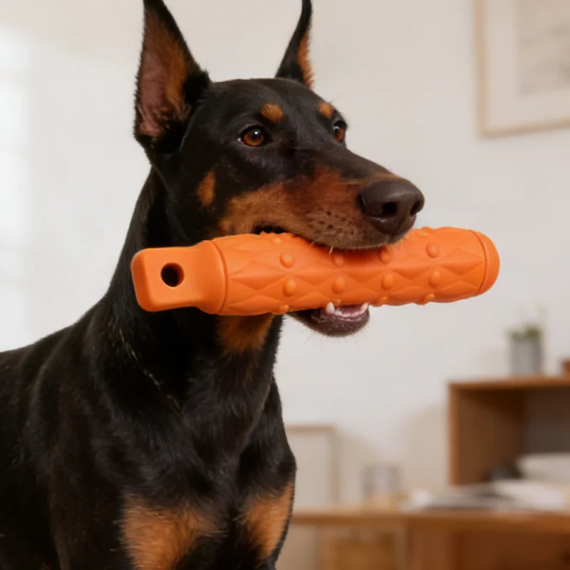 Palo masticar para perros grandes – Juguete indestructible de goma - imagen 4