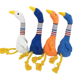 Juguete felpa con sonido para perros – Pato masticable resistente