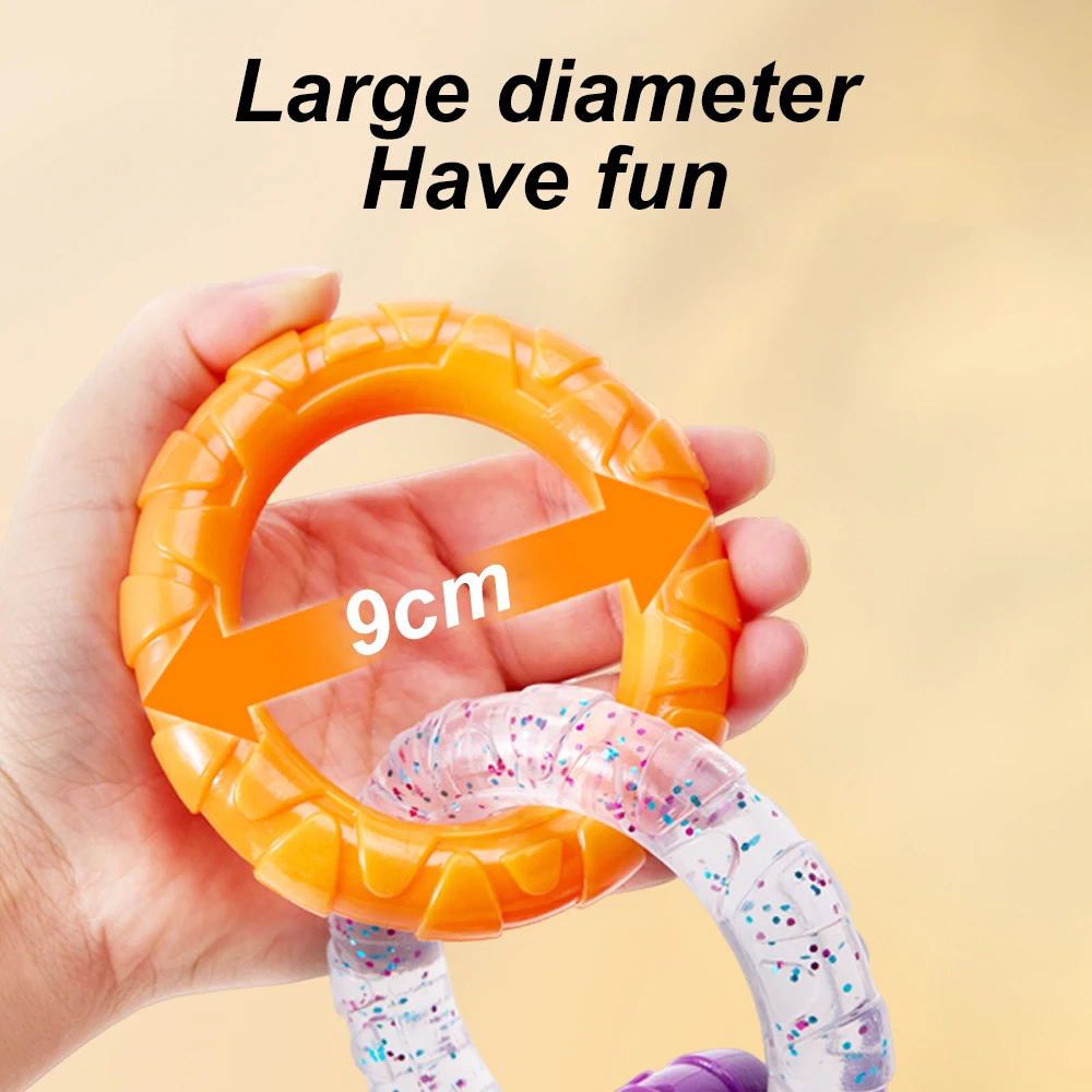 Anillo de juguete para masticar para perros TPR, duradero, no tóxico, interactivo, divertido, anillo para morder, juguetes de entrenamiento para limpieza de dientes, suministros para perros, 1 ud. - imagen 4