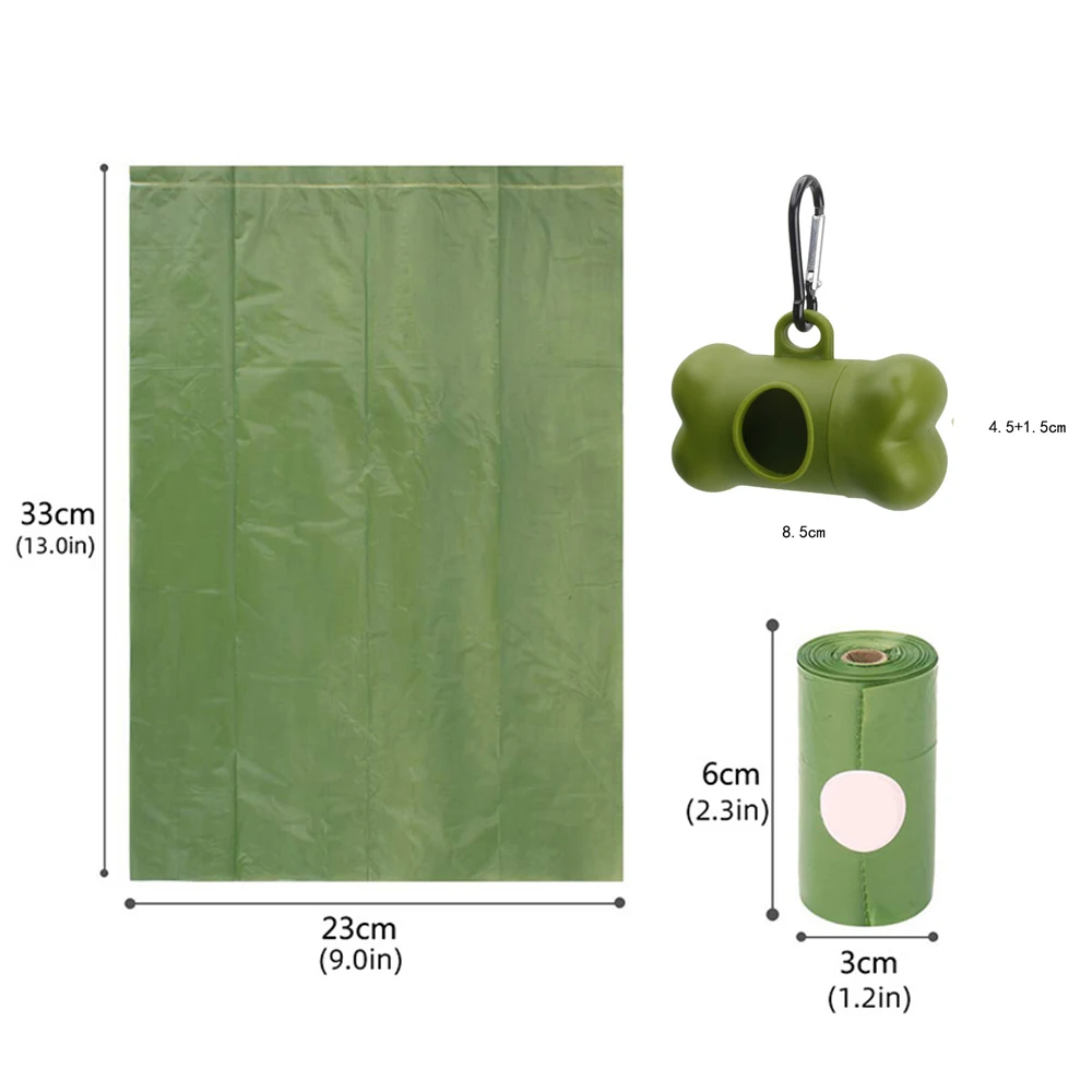 Bolsas biodegradables para excrementos de perro o mascota, bolsa de caca perfumada, para residuos de gato, respetuosas con el medio ambiente, para exteriores - imagen 2