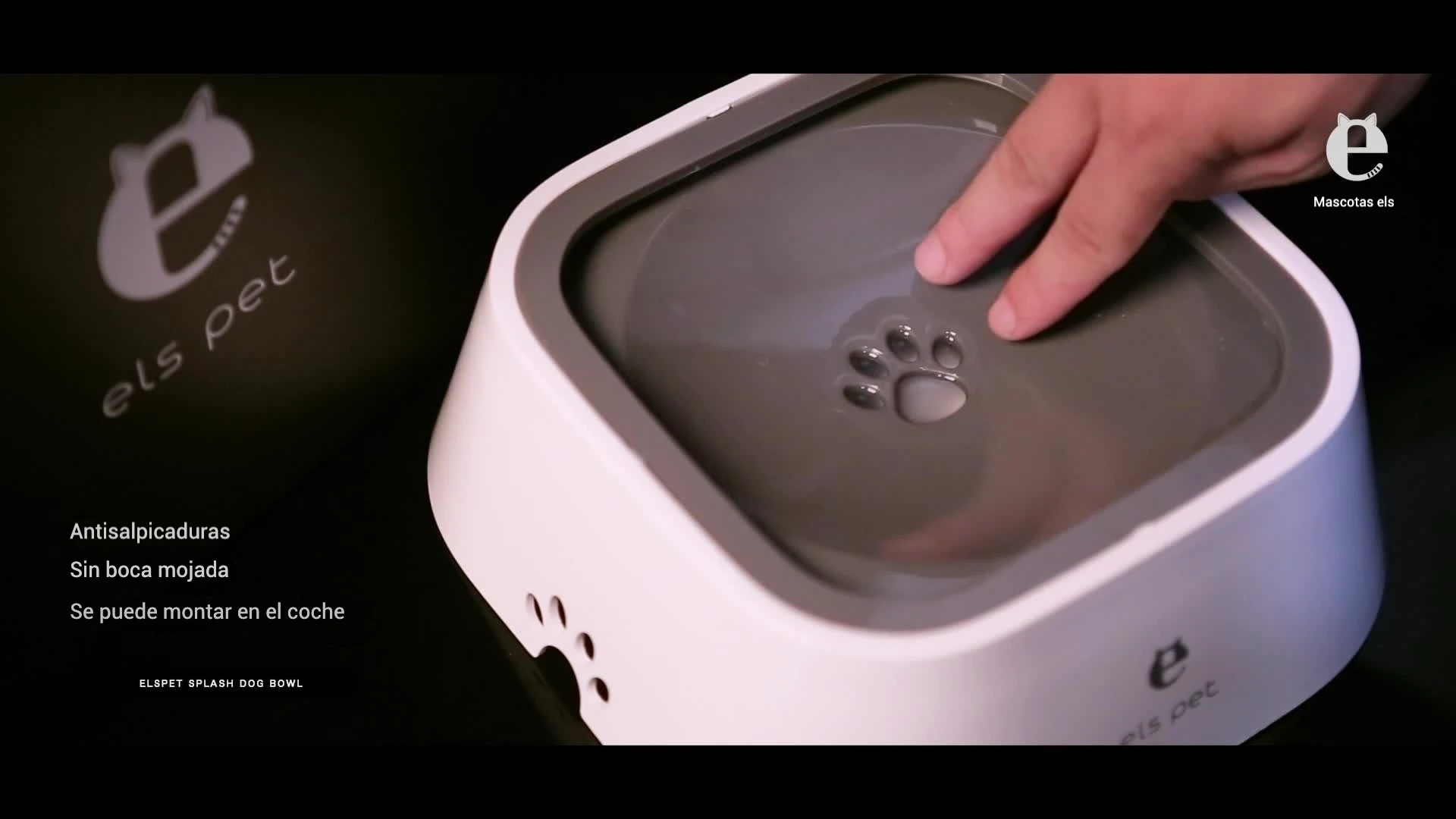 Cuenco de agua para perros, sin derrames, cuenco de agua para mascotas, sin goteo, alimentador de agua lento con disco flotante, arco antichoque, arco para lamer - imagen 5