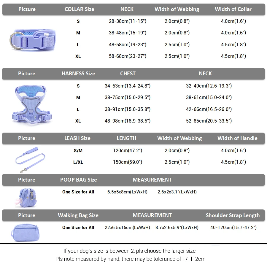 Arnés y correa personalizados para perros, juego de arnés ajustable sin tirones para perros con soporte para bolsa de caca, bolsa para caminar, conjunto de correa para Collar para mascotas - imagen 2