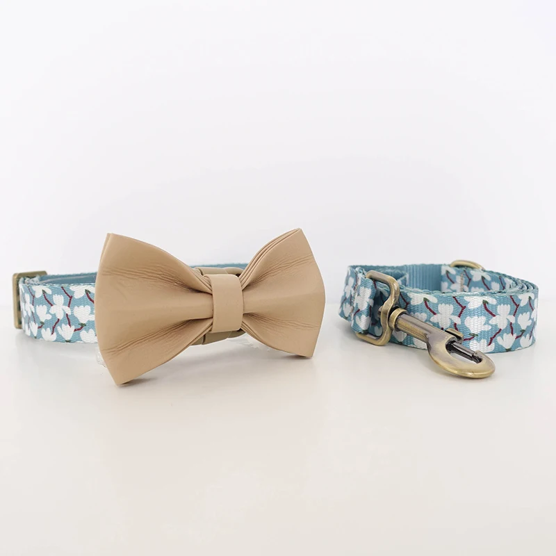 PLATTCO Correa ajustable para perro Nombre personalizado Nylon grabado Perros pequeños, medianos y grandes Gardenia fría 5 tamaños PDC345 - imagen 5