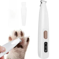 Recortador de patas impermeable para perros y gatos con luz LED