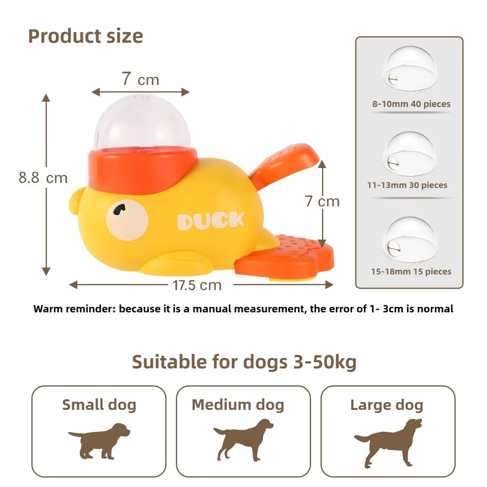 Comedero lento para perros pequeños y medianos diseño pato interactivo - imagen 4