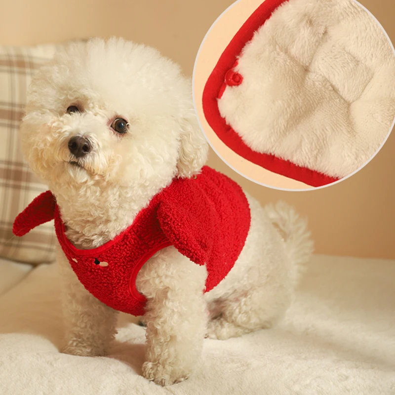 HOOPET-Collar de arnés para perros y gatos, chaleco suave para cachorros, ropa para mascotas pequeñas, accesorios para Chihuahua - imagen 2