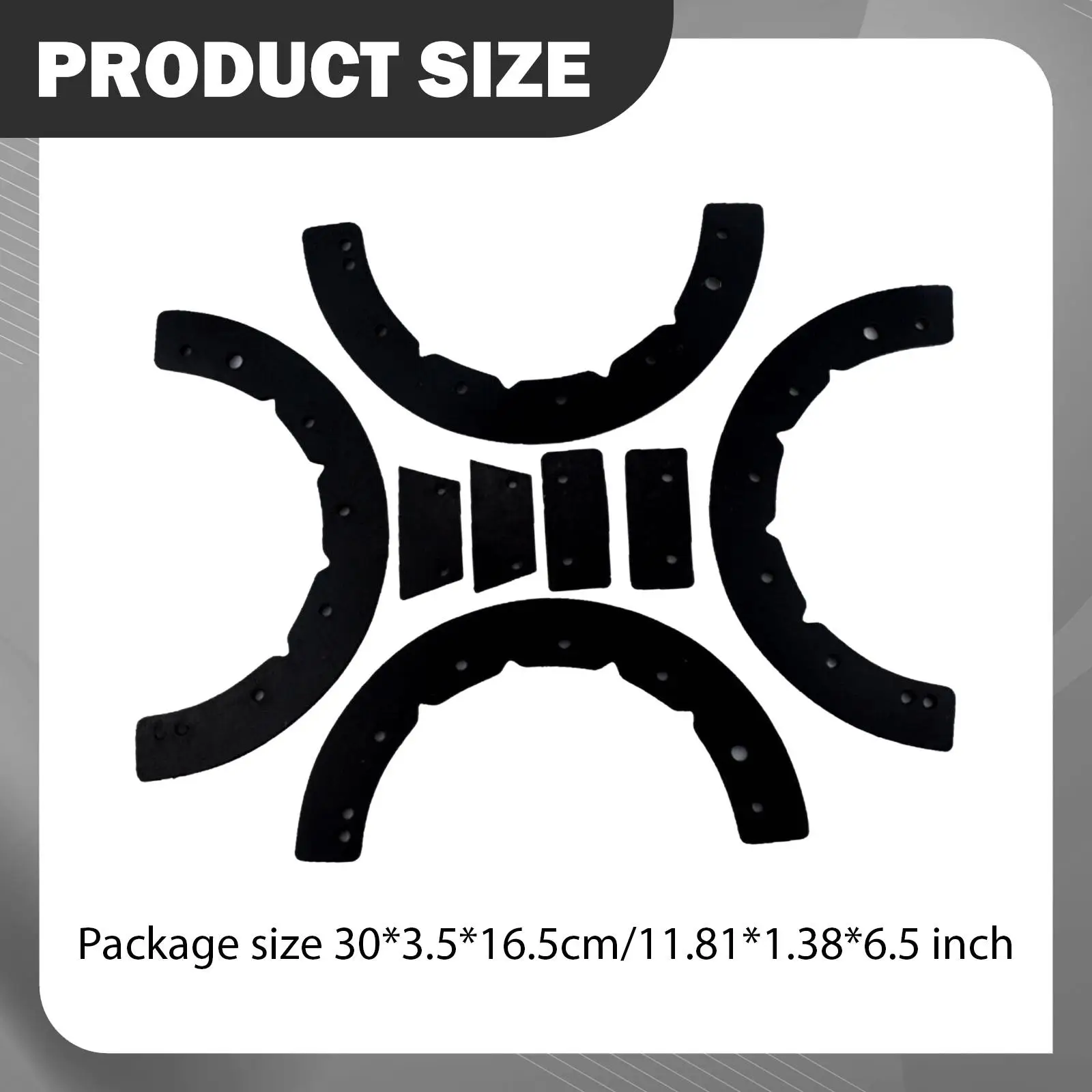 731-0782 Snow Blower Rubber Paddle Accessories Components Black Easily Install Professional Replaces for 731-0781 753-0613