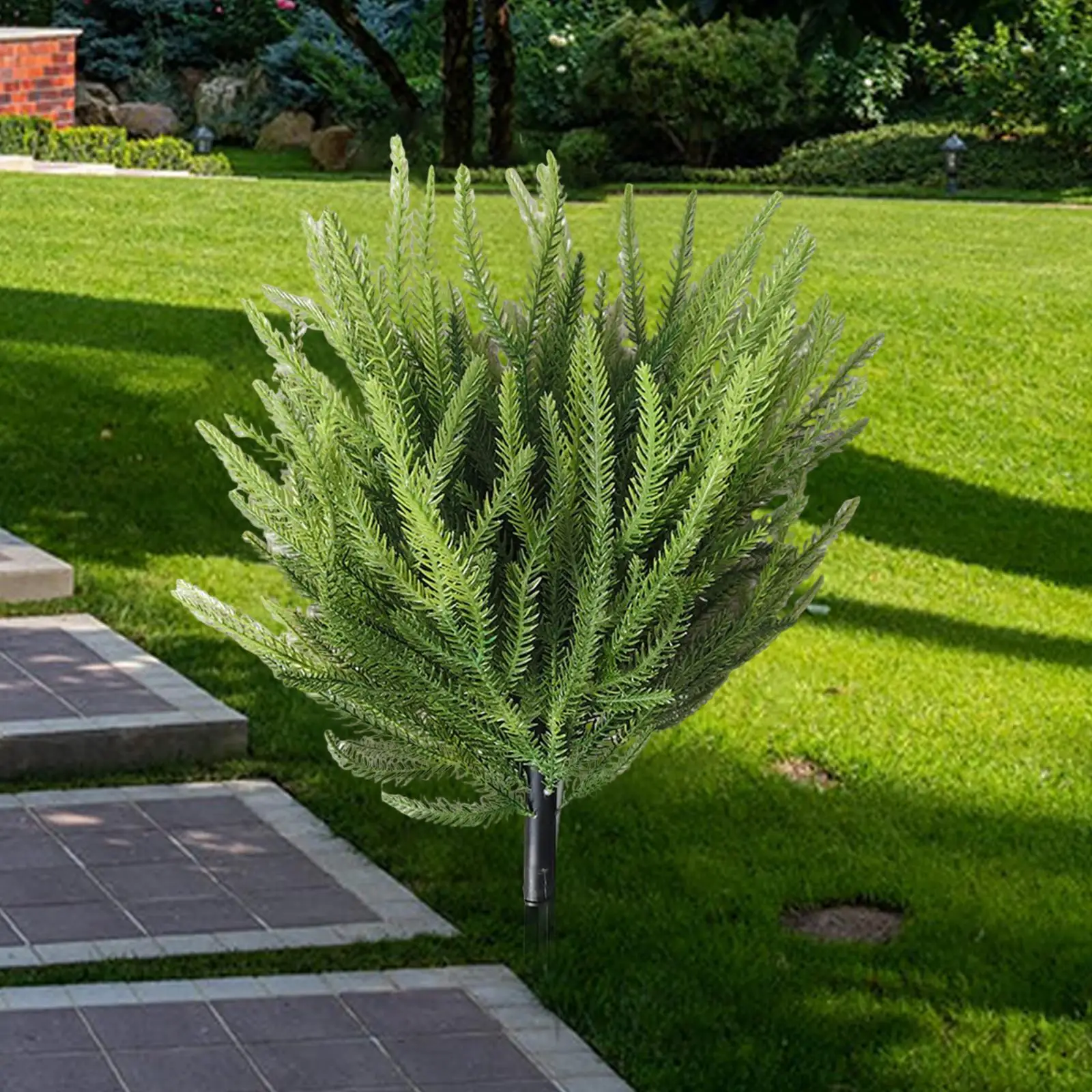 Artificial Topiary Easy to Install with Spike Resistant Potted Plant Fake Plants Artificial Bushes for Yard Farmhouse Balcony