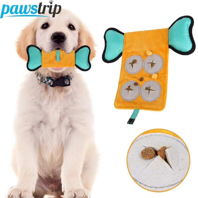 Juguetes interactivos para olfatear perros de peluche, juguete chirriante resistente a mordeduras, juguete para masticar para perros pequeños, medianos y grandes, suministros para mascotas