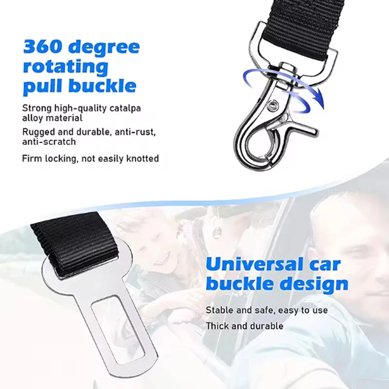 Cinturón de seguridad para perros en coche - Ajustable y reflectante - imagen 5