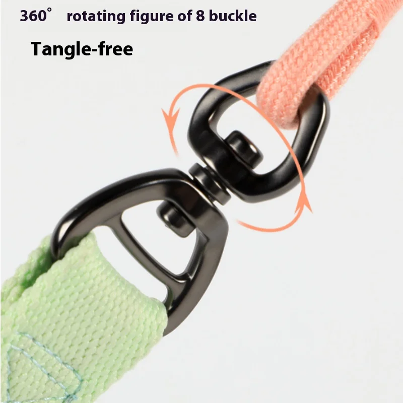 Correas fuertes para perros de 150cm/59,06 pulgadas, correa de nailon para caminar para perros, correas de entrenamiento para cachorros, Collar ajustable para mascotas, correa de plomo, suministros para mascotas - imagen 5