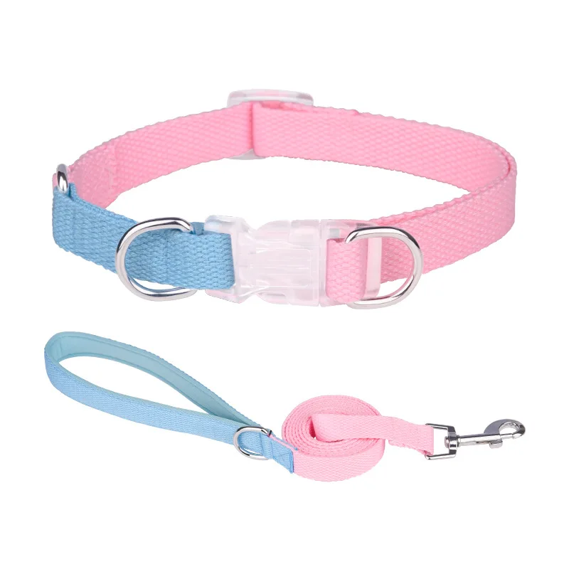 Arnés de nailon ajustable para perros pequeños y grandes, sin tirones de correa conjunto de Collar, chaleco para mascotas, correa de plomo, Bulldog Francés, caminar - imagen 3