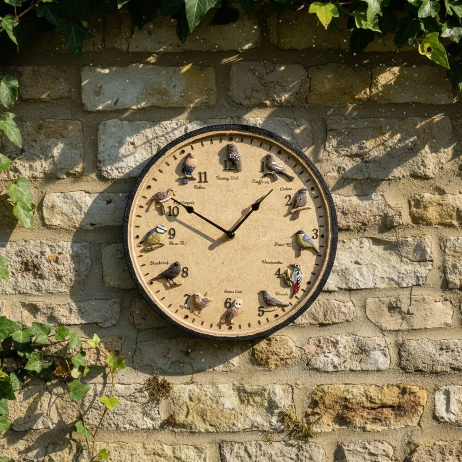 Reloj de pared con diseño de aves para exterior - imagen 5