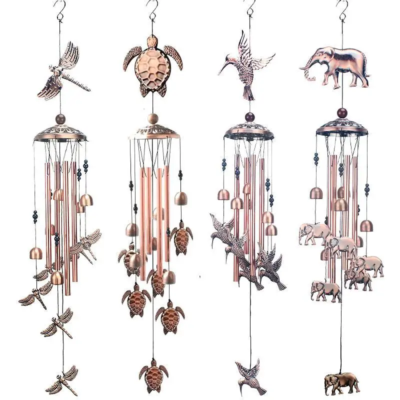 Campana de viento decorativa para jardín – Colgante metálico para mascotas - imagen 3