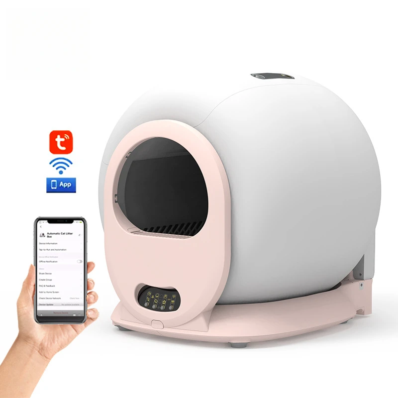 Caja de arena inteligente para mascotas y gatos, gran capacidad, Control por aplicación, desodorización, completamente cerrado, productos de accesorios de limpieza de inodoro para gatos - imagen 3