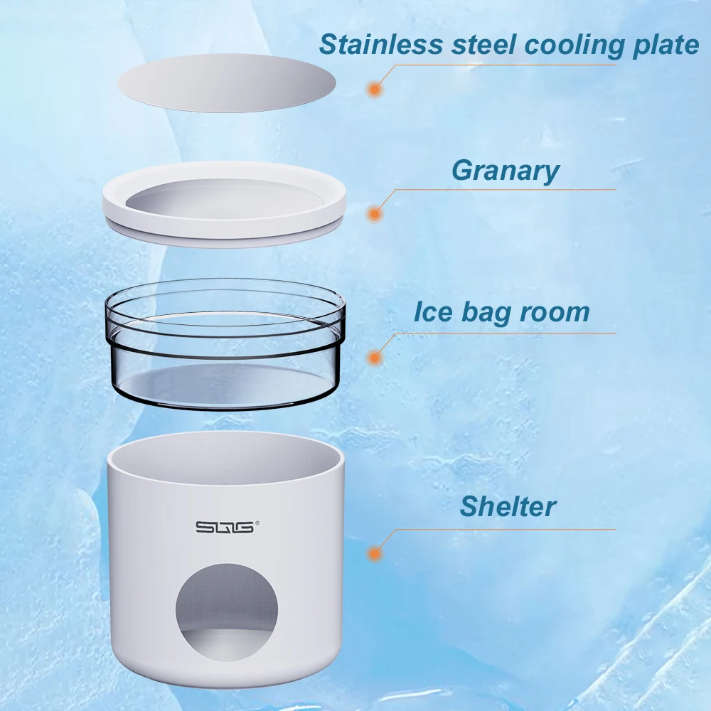 Casa de hielo para hámster, refugio de oso dorado, casa de enfriamiento fresco de verano, hogar para mascotas, animales pequeños, hámsteres, conejillo de indias, 1 ud. - imagen 4